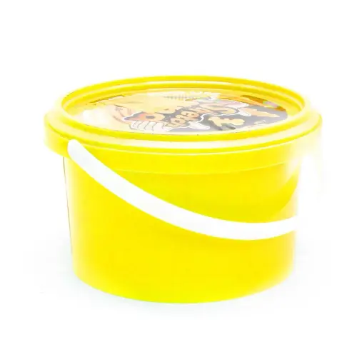 Уцінка. Кінетичний пісок "Stretch Sand", 400 г, укр (жовтий) тріснутий