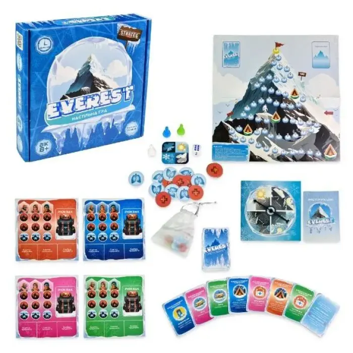 Настольная игра "Эверест" на украинском языке