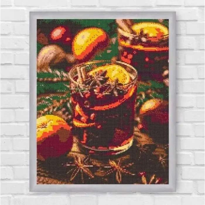Алмазная мозаика "Глинтвейн" 40х50 см