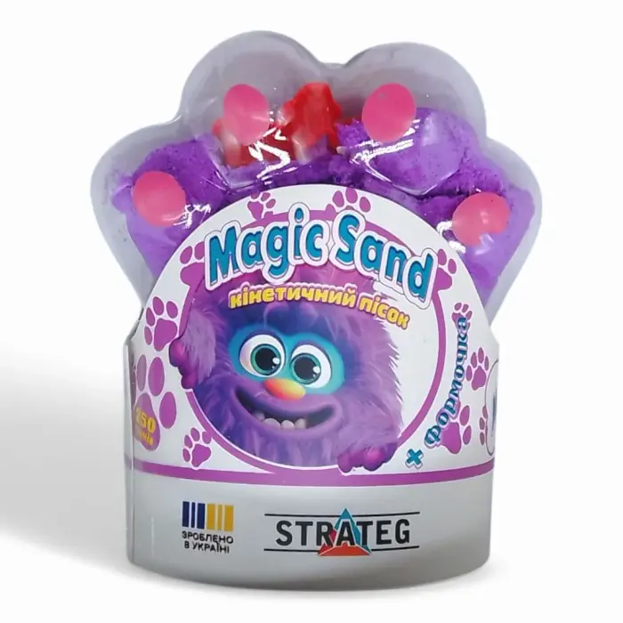 Кінетичний пісок "Magic Sand. Лапка", 250 г (фіолетовий)