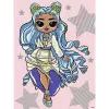 Картина за номерами зі стразами "L.O.L. Surprise! O.M.G. Fashion show Missy Frost" 30х40 см