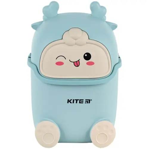 Настольный контейнер для мусора Kite, голубой