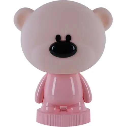 Светильник-ночник LED с аккумулятором Bear, розовый