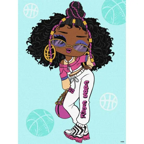 Картина по номерам "L.O.L. Surprise! Tweens. Hoops Cutier" 30х40 см