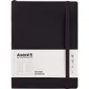 Книга записна Partner Soft L, 190*250, 96 арк, кліт, чорна