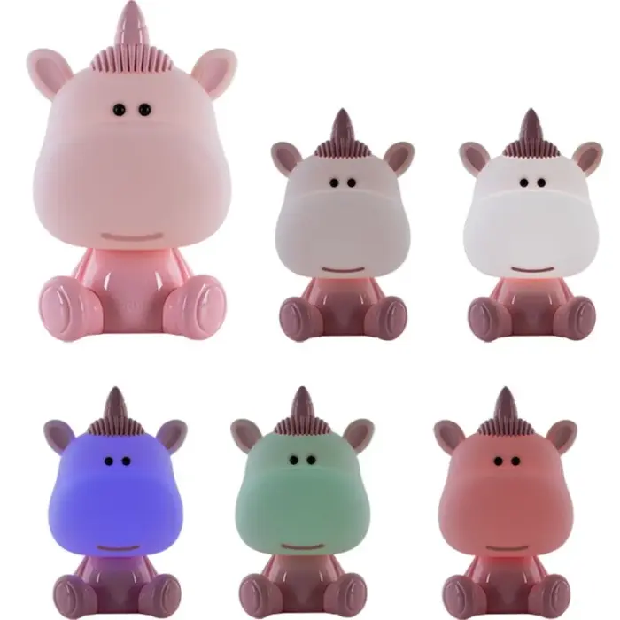 Светильник-ночник LED с аккумулятором Unicorn, розовый