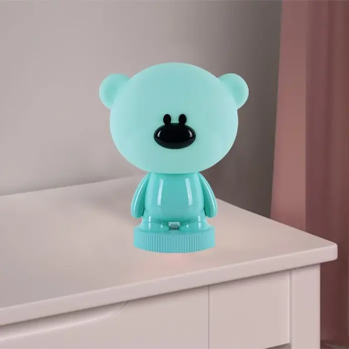 Светильник-ночник LED с аккумулятором Bear, зеленый