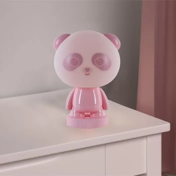 Светильник-ночник LED с аккумулятором Panda, розовый