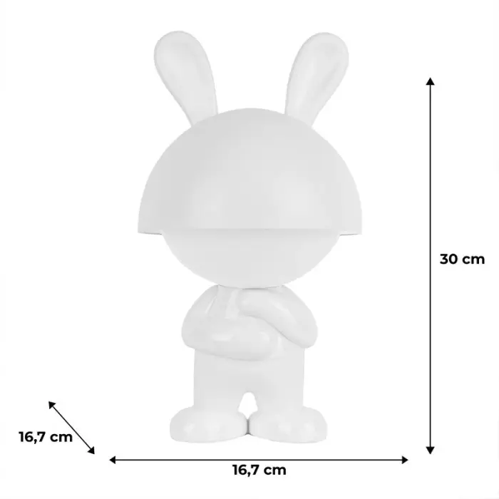Світильник-нічник LED з акумулятором Dreamy Bunny, білий