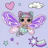 Картина за номерами з фарбами металік "L.O.L. Surprise! O.M.G. Fairies Sweetiefly" 40х40 см