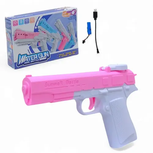 Водный пистолет "Summer Battle", аккумулятор, микс