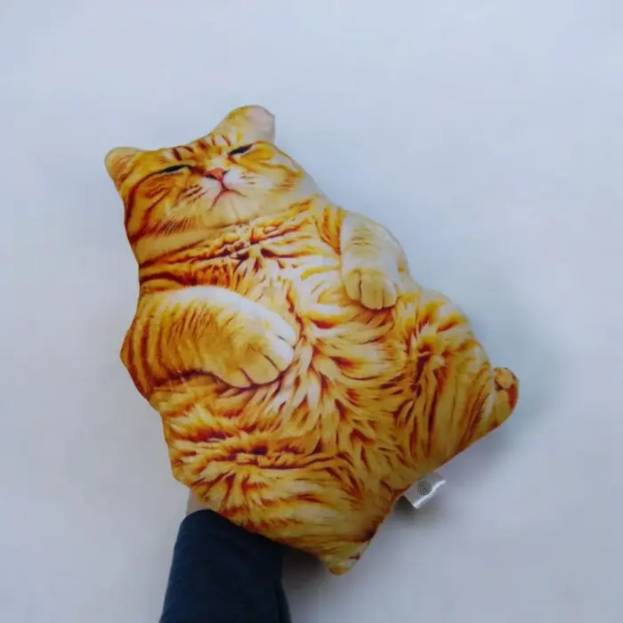 Игрушка мягкая "Кот рыжий" размер 33 см