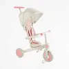 Велосипед-трансформер 3-х колесный "Best Trike" материал рамы - нейлон, переднее колесо EVA 10", задние колеса EVA 8", родительская ручка, в коробке