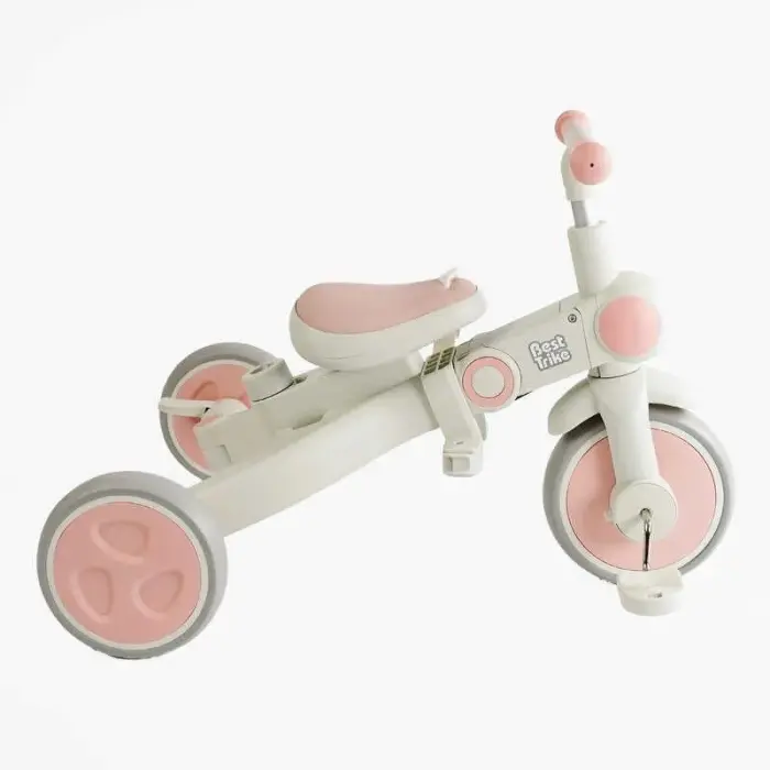 Велосипед-трансформер 3-х колесный "Best Trike" материал рамы - нейлон, переднее колесо EVA 10", задние колеса EVA 8", родительская ручка, в коробке