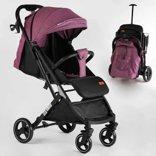 Коляска прогулочная детская "JOY Comfort" (рама сталь с алюминием, футкавер, подстаканник, телескопическая ручка)