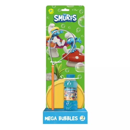 Мыльные пузыри "Mega Bubbles Смурфы / The Smurfs". Объем 450 мл