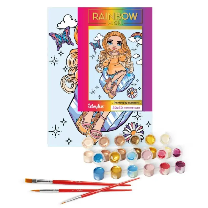 Картина по номерах "Rainbow High Poppy Rowan" 30х40 см