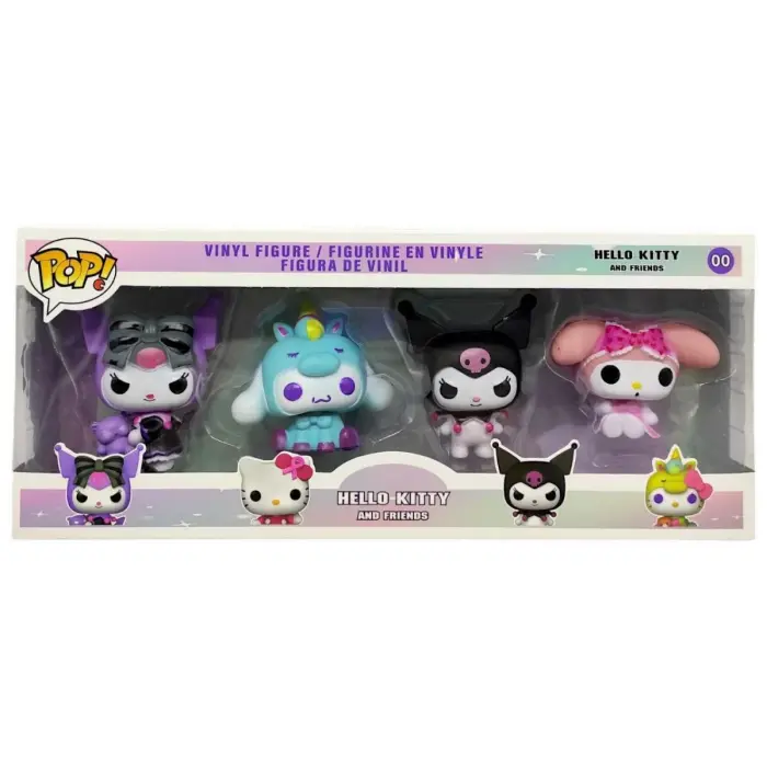 Набір вінілових фігурок "Sanrio: Hello Kitty and Friends" 4 штуки, висота: 6 см