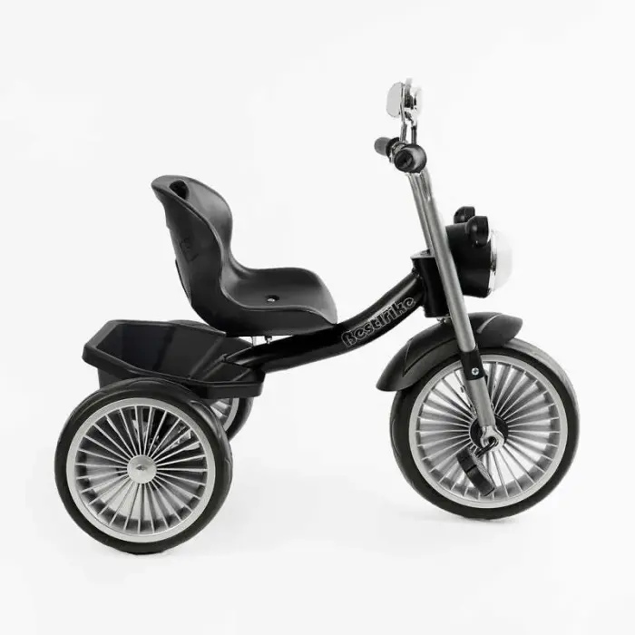 Велосипед 3-х колісний BS-67800 Best Trike (1) колеса EVA переднє 10’’, заднє 8’’, сталева рама, УКР. ОЗВУЧУВАННЯ, кошик, в коробці