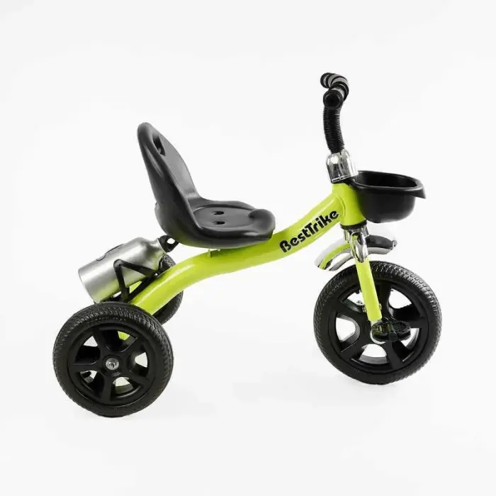 Велосипед 3-х колісний "Best Trike" (сталева рама, колеса EVA, переднє d=10’’, заднє d=8’’, кошик, пляшечка, в коробці)
