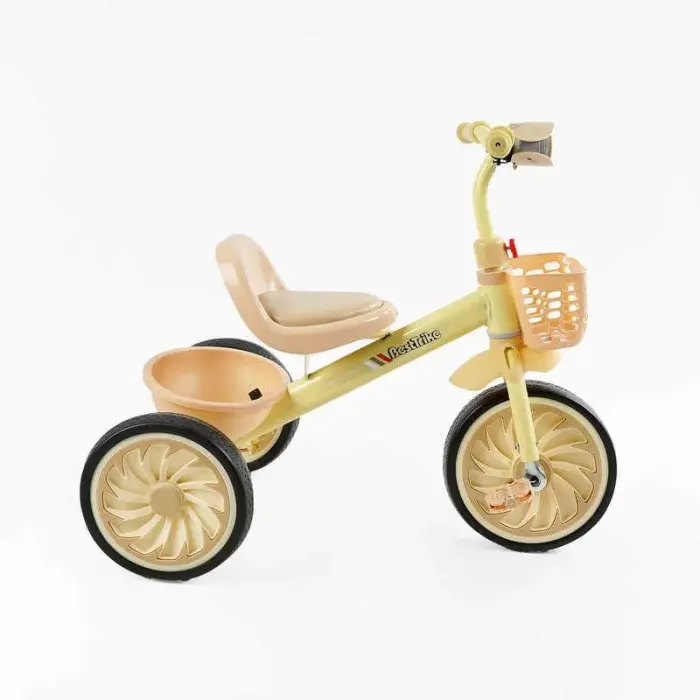 Велосипед 3-х колесный BS-33260 Best Trike (1) колеса EVA переднее 12”, заднее 10”, стальная рама, УКР. ВЗУЧИВАНИЕ, свет, 2 корзины, в коробке