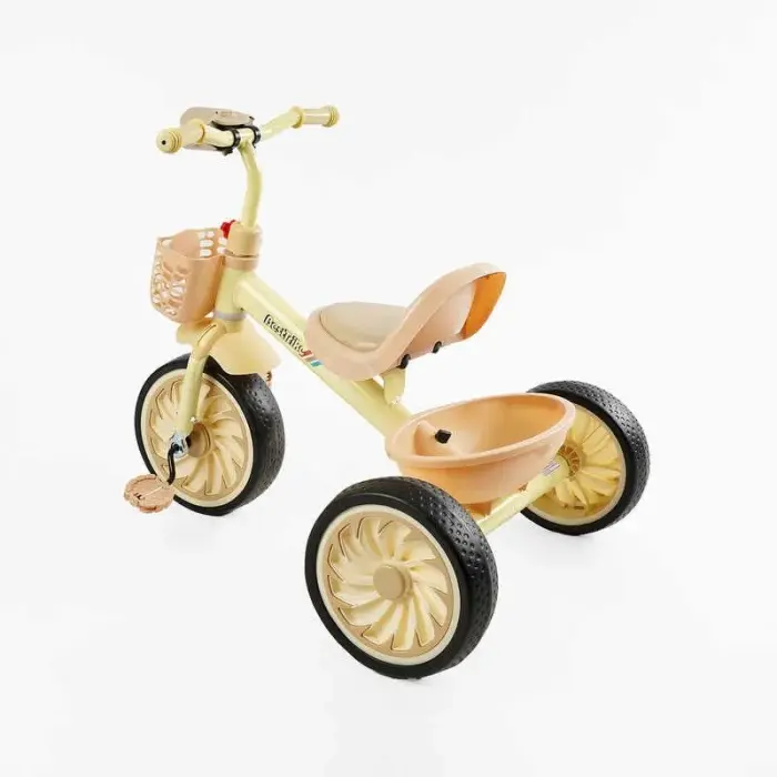 Велосипед 3-х колесный BS-33260 Best Trike (1) колеса EVA переднее 12”, заднее 10”, стальная рама, УКР. ВЗУЧИВАНИЕ, свет, 2 корзины, в коробке