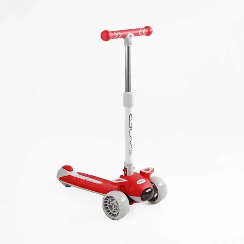 Самокат триколісний Skyper BS-10360 (8) колеса PU 125х40мм зі світлом, музика та підсвічування платформи, кермо складне, в пакеті