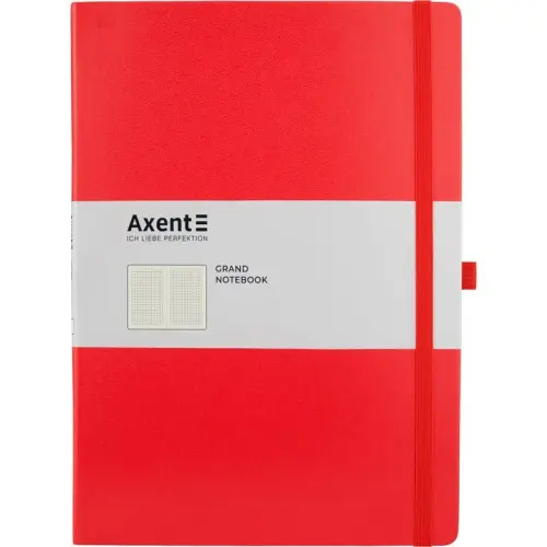 Книга записная Partner Grand, 210*295, 100 л, кл, красная