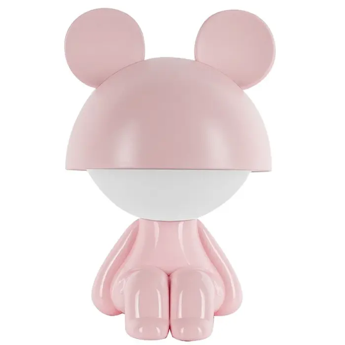 Светильник-ночник LED с аккумулятором Cute Mouse, розовый