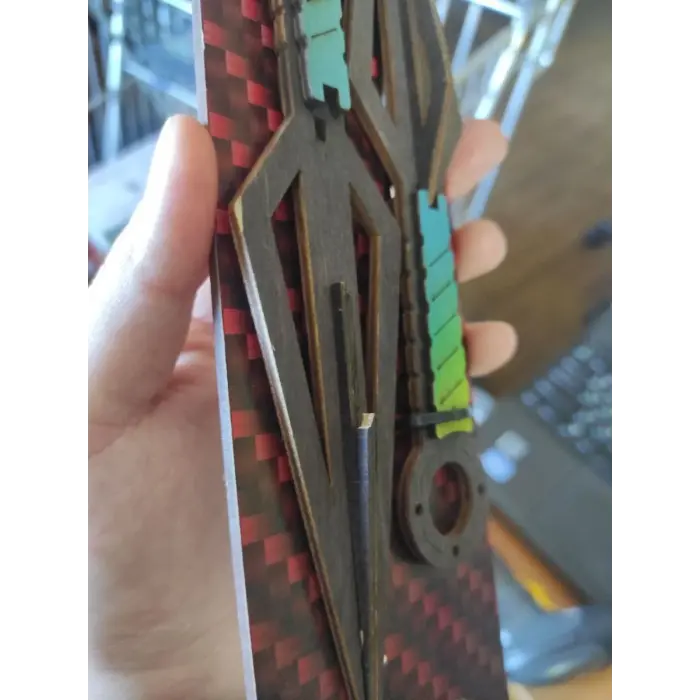 Уцінка. Сувенірний ніж «KUNAI», чорний - надломано лезо