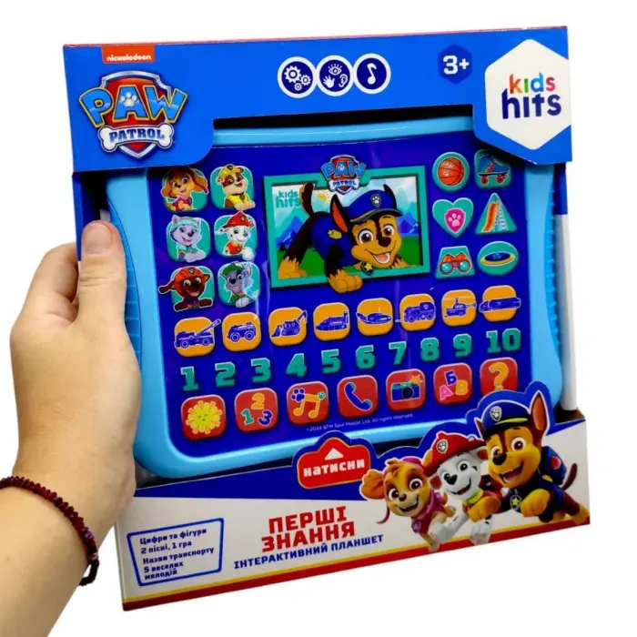 Планшет інтерактивний "Щенячий патруль / Paw Patrol", українською