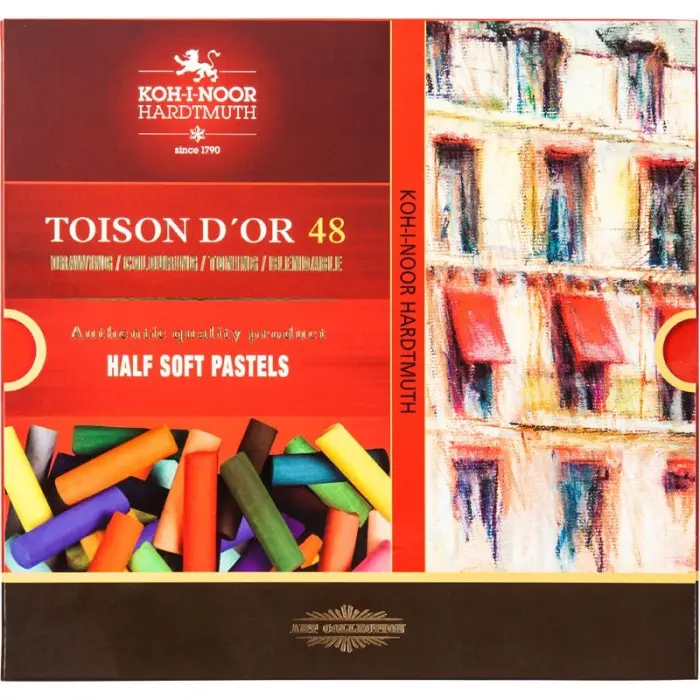 Пастель сухая TOISON D'OR, 1/2, 48 цв.