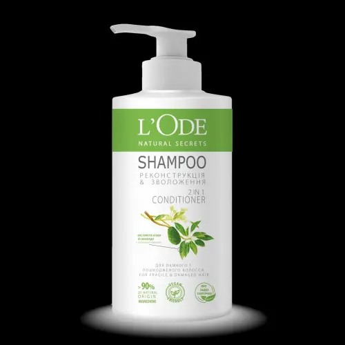 L'Ode Natural Secrets шампунь 900гд/ламкого та пошкодженого волосся