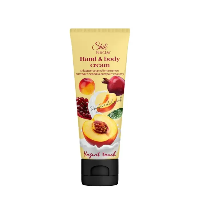 Крем для рук і тіла "Shik Nectar YOGURT TOUCH", 75мл, Екстракти персика та гранату