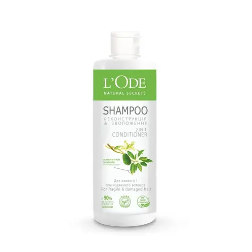 Шампунь "L'Ode Natural secrets" 400г д/ломких и поврежденных волос