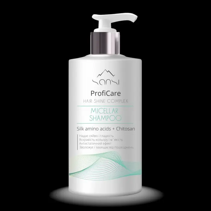 Мицеллярный шампунь "Sansi ProfiCare Hair" 900мл shine complex
