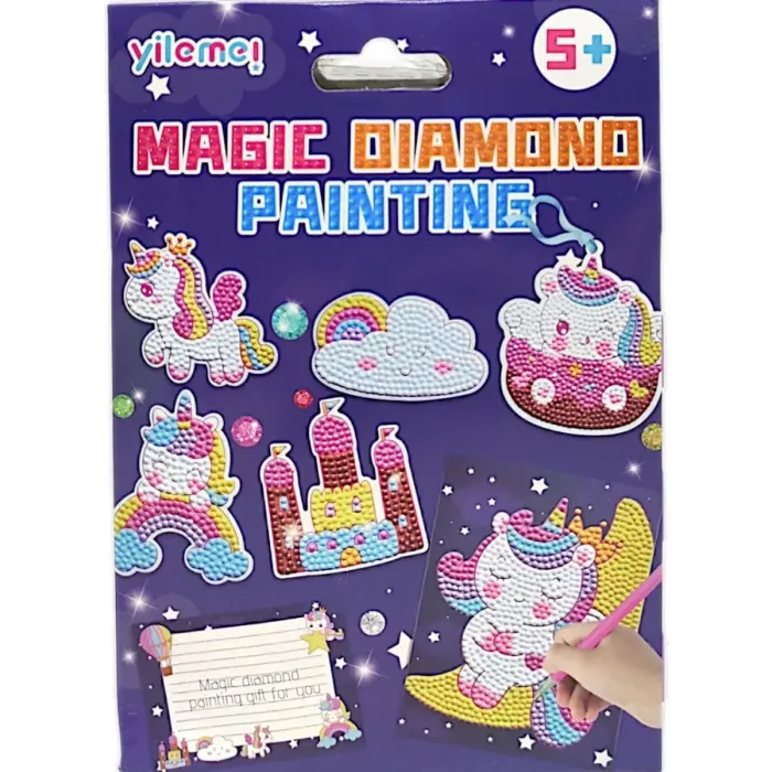 Уцінка. Алмазна мозаїка "Magic Diamond Painting: Єдиноріжка" - Помята упаковка,