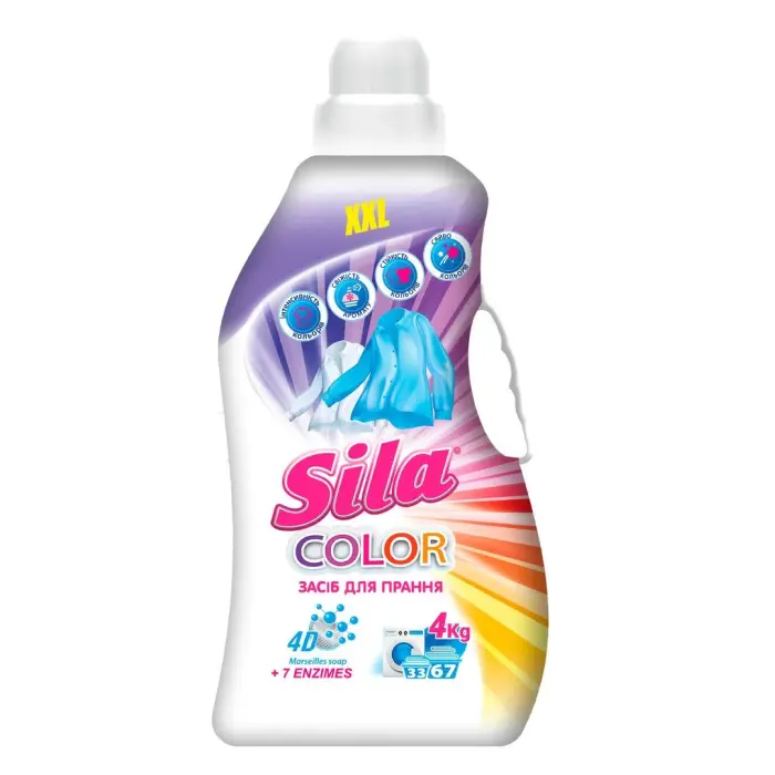 Засіб для прання "Sila" 4л Color