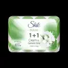Shik 1+1 Deluxe, крем-мило туалетне (4*90г) крем/зелений чай