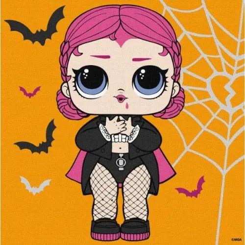 Картина за номерами "L.O.L. Surprise! Countess" 25x25см