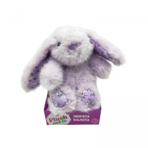 Мяка іграшка Plush and Co ЗАЙЧИК (ВИД 3) 16 см з вушками