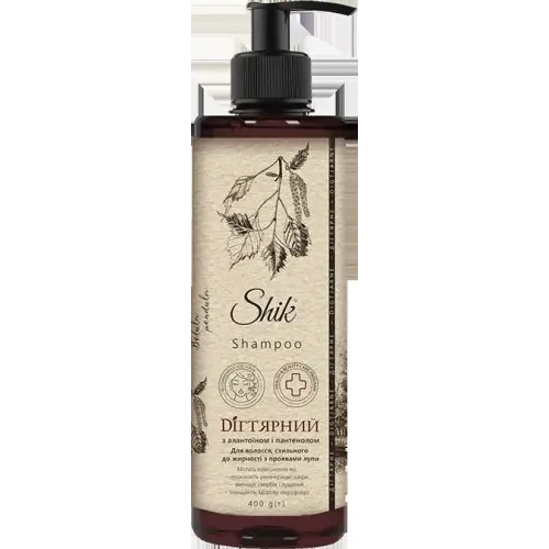 Shik, шампунь 400г, Дегтярный