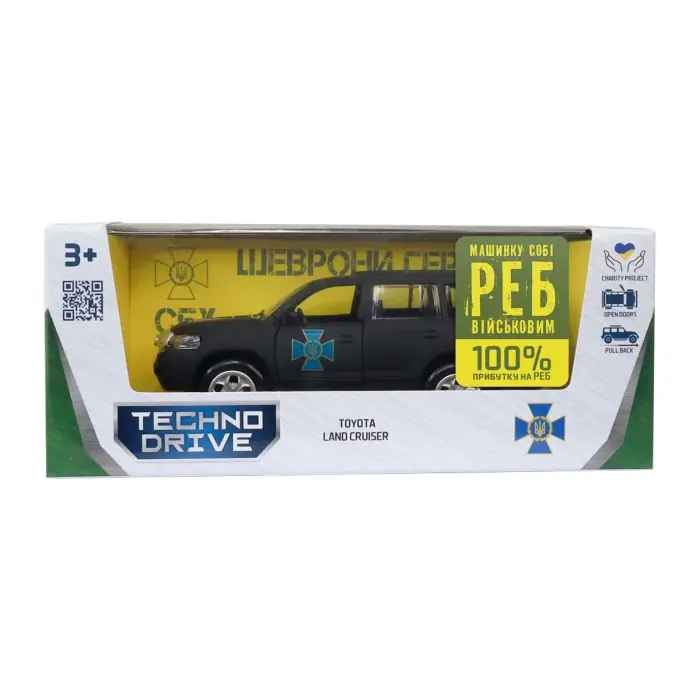 Автомодель серії "Шеврони Героїв" – TOYOTA LAND CRUISER – "ЦСО АЛЬФА"