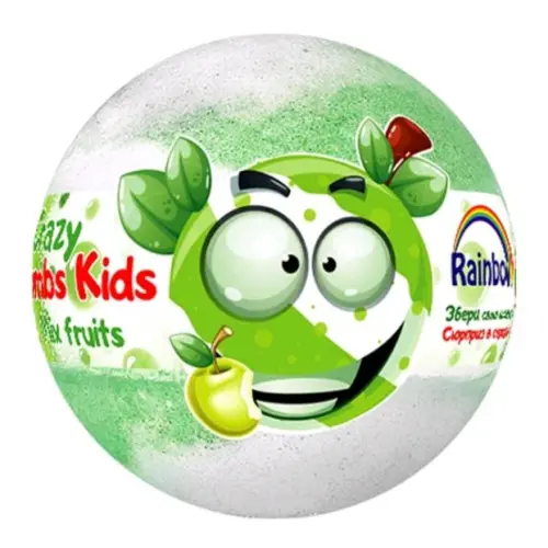 Аква Шайн Crazy Bombs Kids бомба д/ванн 100г Фруктовий мікс