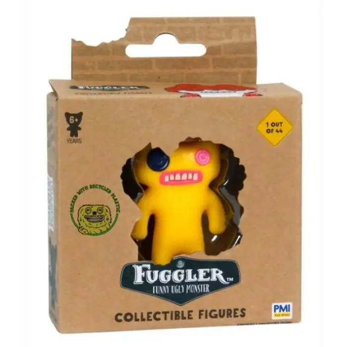 Колекційна фігурка "Fuggler/Фуглер" ЖОВТИЙ НЕРІШУЧИЙ МОНСТР, 7-8 СМ