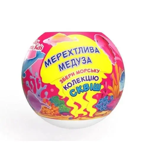 Аква Шайн Crazy Bombs Kids бомба д/ванн 120г Мерцающая медуза