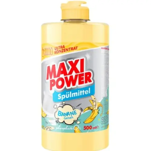 Засіб для миття посуду "MAXI POWER. Банан" 500 мл