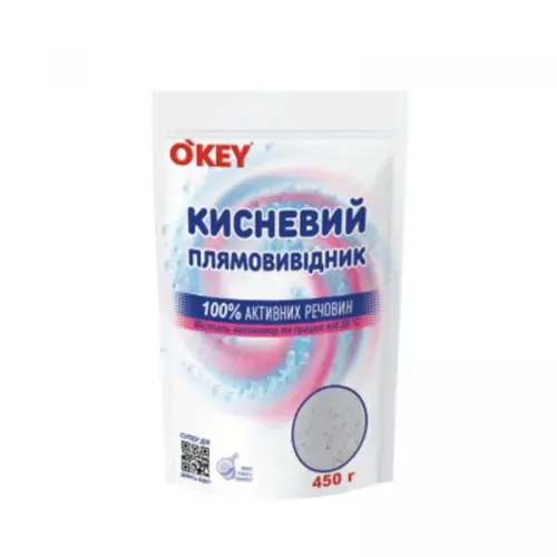 OKEY кислородный пятновыводитель 450г дой-пак