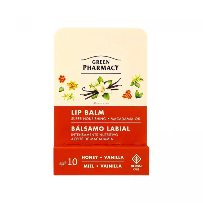 Green Pharmacy бальзам д/губ 3,6г суперживлення мед і ваніль