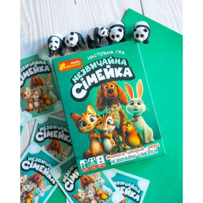 Настольная игра "Необычная семейка" (укр)